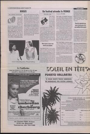 Le Soleil de Colombie-Britannique, September 13, 1996, page 6