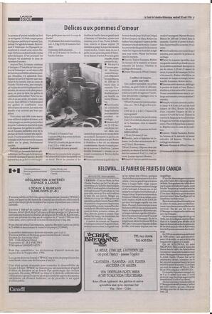 Le Soleil de Colombie-Britannique, August 30, 1996, page 9