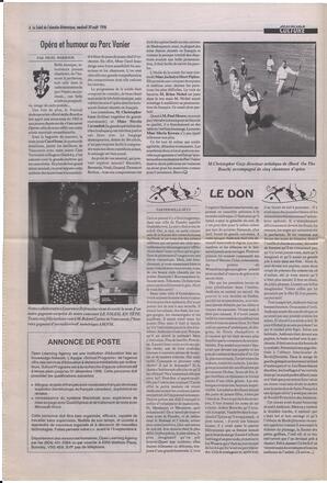 Le Soleil de Colombie-Britannique, August 30, 1996, page 6