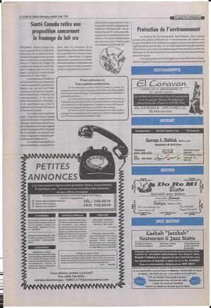 Le Soleil de Colombie-Britannique, August 9, 1996, page 8