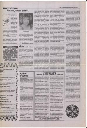 Le Soleil de Colombie-Britannique, August 9, 1996, page 5