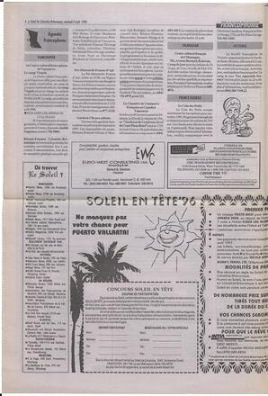 Le Soleil de Colombie-Britannique, August 9, 1996, page 4