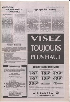 Le Soleil de Colombie-Britannique, August 2, 1996, page 3