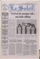 Le Soleil de Colombie-Britannique, July 26, 1996