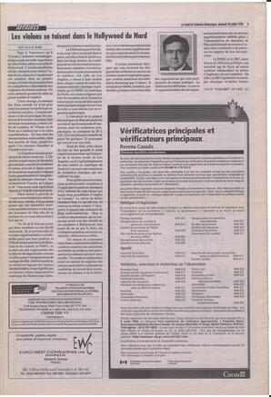 Le Soleil de Colombie-Britannique, July 26, 1996, page 5