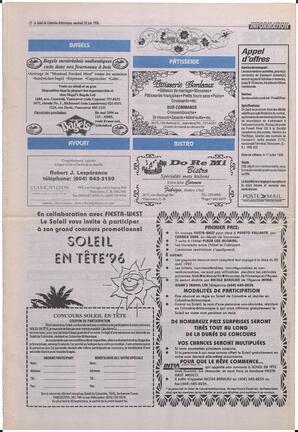 Le Soleil de Colombie-Britannique, June 28, 1996, page 12