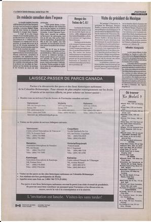 Le Soleil de Colombie-Britannique, June 28, 1996, page 4