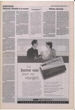 Le Soleil de Colombie-Britannique, June 28, 1996, page 3
