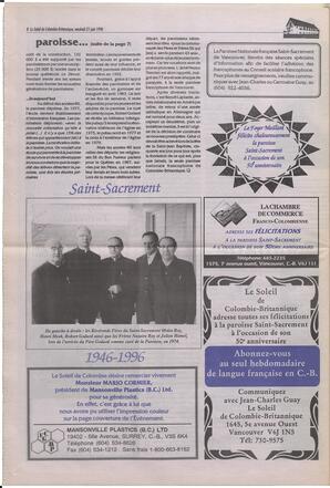 Le Soleil de Colombie-Britannique, June 21, 1996, page 8