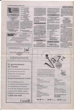 Le Soleil de Colombie-Britannique, June 21, 1996, page 4