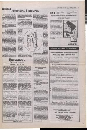Le Soleil de Colombie-Britannique, June 7, 1996, page 9