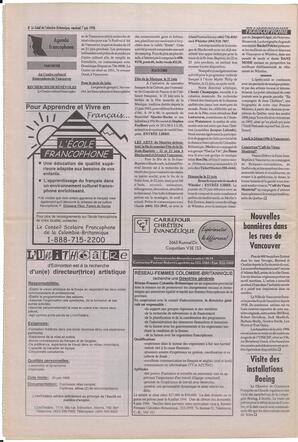 Le Soleil de Colombie-Britannique, June 7, 1996, page 8