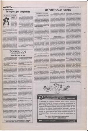 Le Soleil de Colombie-Britannique, May 24, 1996, page 9