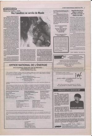 Le Soleil de Colombie-Britannique, May 24, 1996, page 5