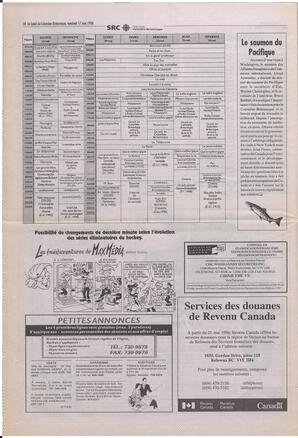 Le Soleil de Colombie-Britannique, May 17, 1996, page 10