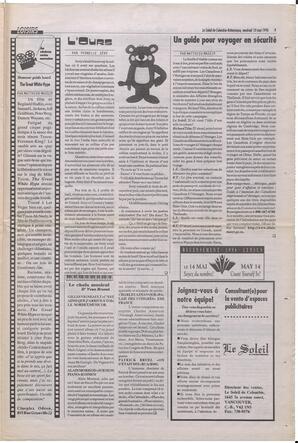 Le Soleil de Colombie-Britannique, May 10, 1996, page 9