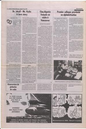 Le Soleil de Colombie-Britannique, May 10, 1996, page 8