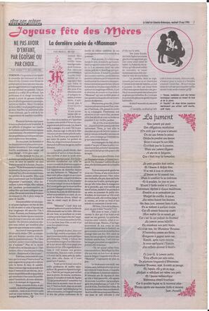 Le Soleil de Colombie-Britannique, May 10, 1996, page 7