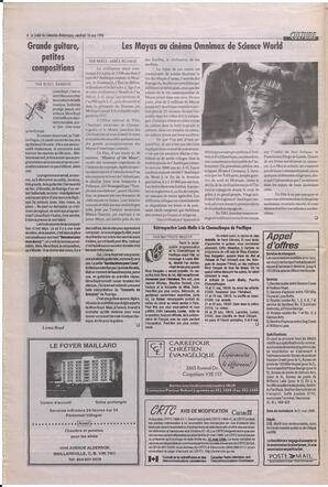 Le Soleil de Colombie-Britannique, May 10, 1996, page 6