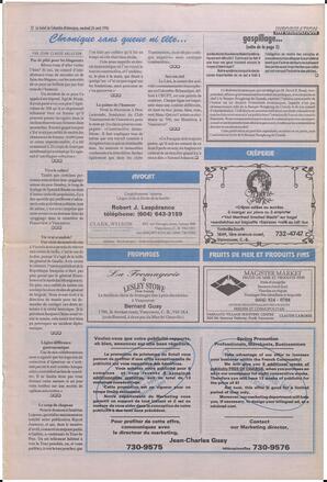 Le Soleil de Colombie-Britannique, April 26, 1996, page 12
