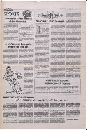 Le Soleil de Colombie-Britannique, April 26, 1996, page 9