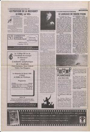 Le Soleil de Colombie-Britannique, February 16, 1996, page 4