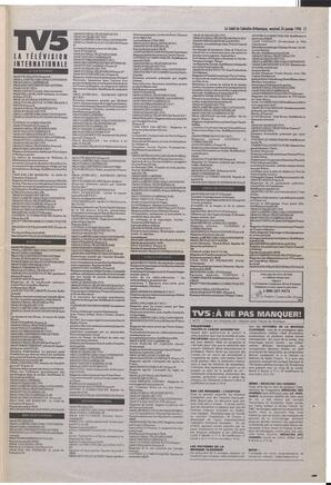 Le Soleil de Colombie-Britannique, January 26, 1996, page 11