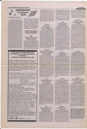 Le Soleil de Colombie-Britannique, January 19, 1996, page 8