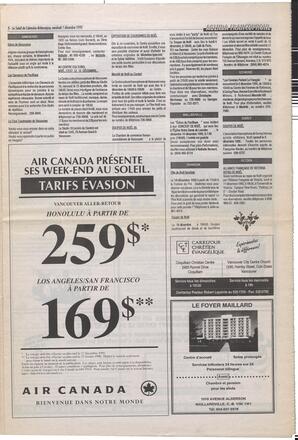 Le Soleil de Colombie-Britannique, December 1, 1995, page 5