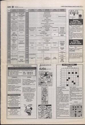 Le Soleil de Colombie-Britannique, November 24, 1995, page 10