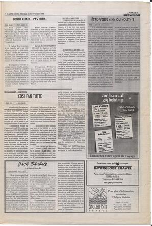 Le Soleil de Colombie-Britannique, November 24, 1995, page 9