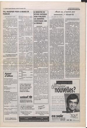 Le Soleil de Colombie-Britannique, November 24, 1995, page 3