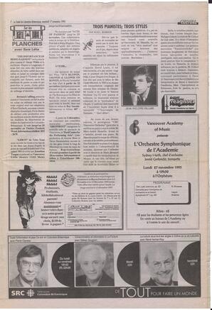 Le Soleil de Colombie-Britannique, November 17, 1995, page 7