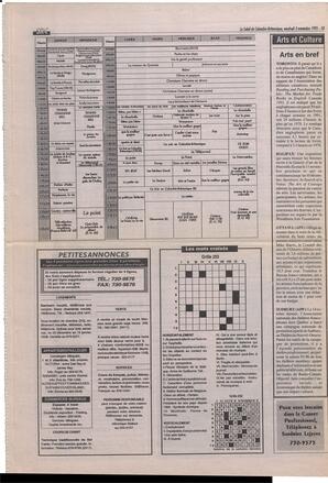 Le Soleil de Colombie-Britannique, November 3, 1995, page 10