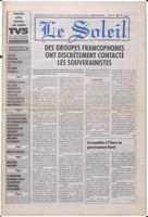 Le Soleil de Colombie-Britannique, October 27, 1995