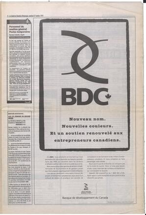 Le Soleil de Colombie-Britannique, October 27, 1995, page 5