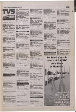Le Soleil de Colombie-Britannique, October 13, 1995, page 11