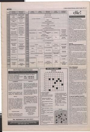 Le Soleil de Colombie-Britannique, October 13, 1995, page 10