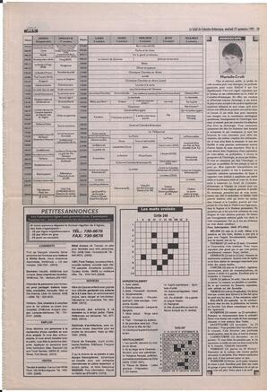 Le Soleil de Colombie-Britannique, September 29, 1995, page 10