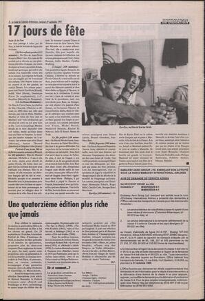 Le Soleil de Colombie-Britannique, September 29, 1995, page 3