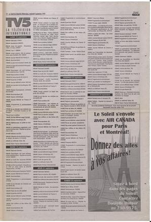 Le Soleil de Colombie-Britannique, September 8, 1995, page 11