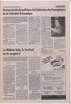 Le Soleil de Colombie-Britannique, September 8, 1995, page 5