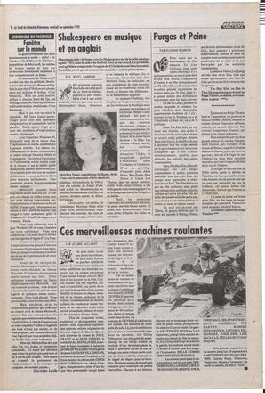 Le Soleil de Colombie-Britannique, September 1, 1995, page 9