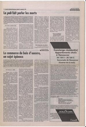 Le Soleil de Colombie-Britannique, September 1, 1995, page 7