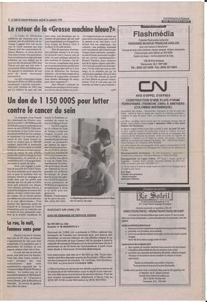 Le Soleil de Colombie-Britannique, September 1, 1995, page 5