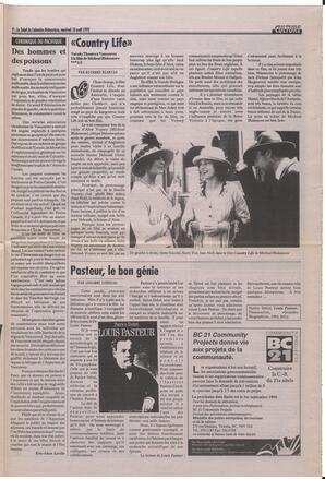 Le Soleil de Colombie-Britannique, August 18, 1995, page 9