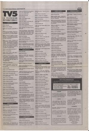Le Soleil de Colombie-Britannique, July 28, 1995, page 11