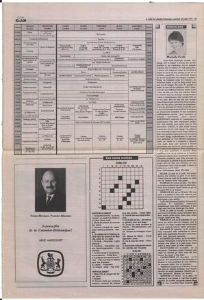 Le Soleil de Colombie-Britannique, July 28, 1995, page 10