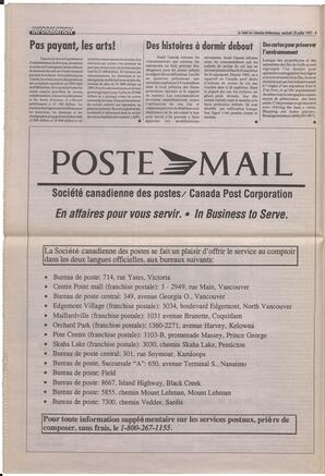 Le Soleil de Colombie-Britannique, July 28, 1995, page 4