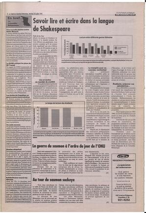 Le Soleil de Colombie-Britannique, July 28, 1995, page 3